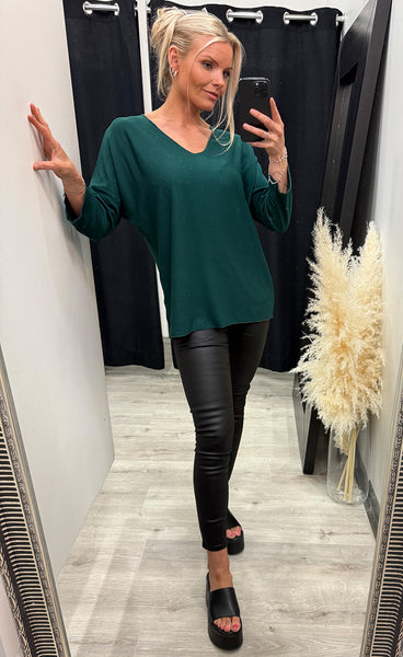 Sasha pullover - dark green