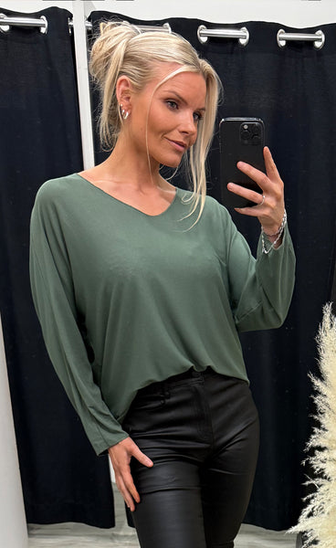 Sasha pullover - army