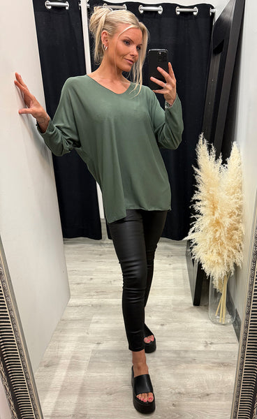 Sasha pullover - army