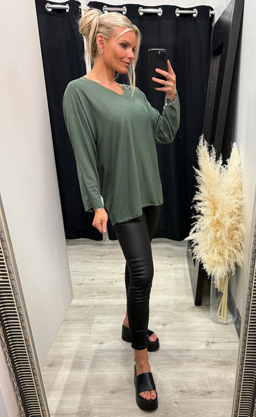 Sasha pullover - army