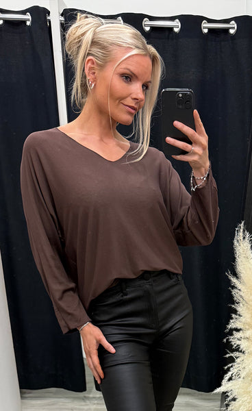 Sasha pullover - brown