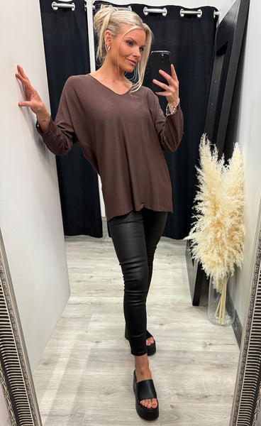 Sasha pullover - brown