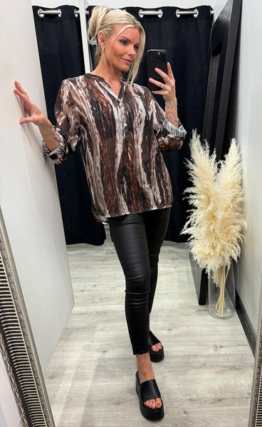 Solene siffon shirt - litur 5