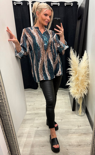 Solene siffon shirt - litur 3