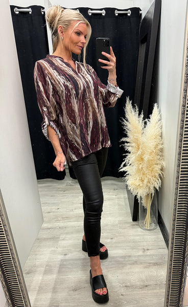 Solene siffon shirt - litur 1
