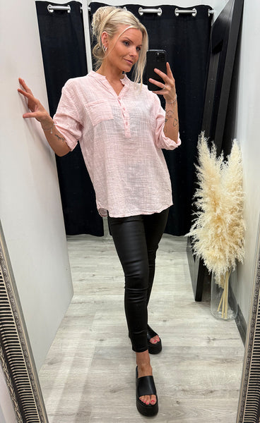 Aria blouse - light pink