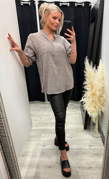 Aria blouse - sand