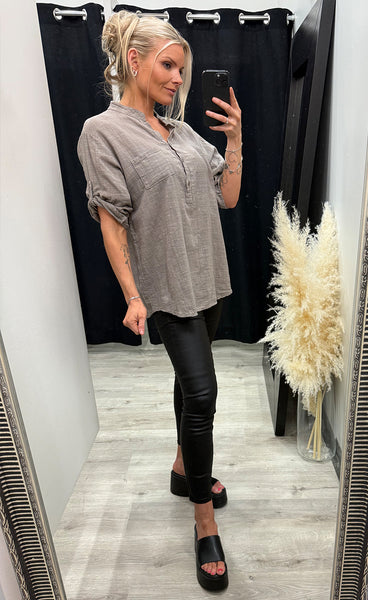 Aria blouse - sand