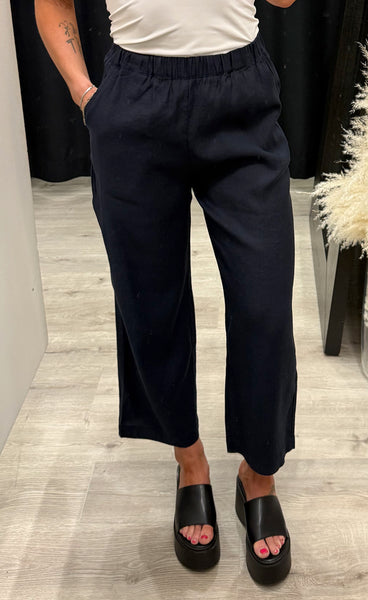 PULZ Luca pants - dark sapphire