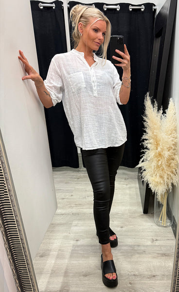Aria blouse - white