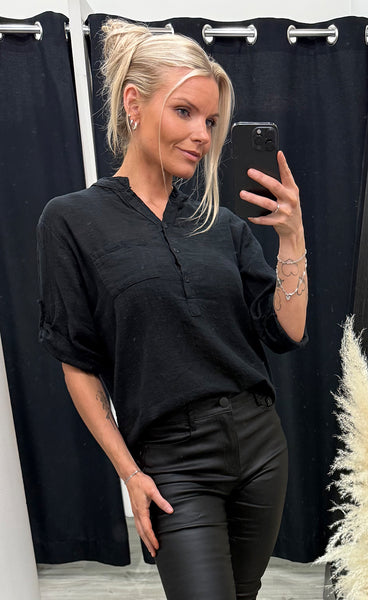 Aria blouse - black