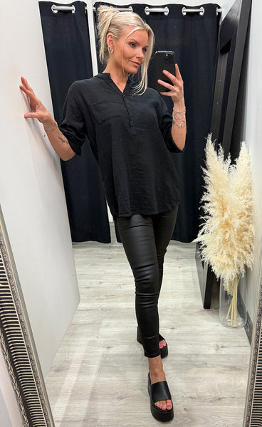 Aria blouse - black
