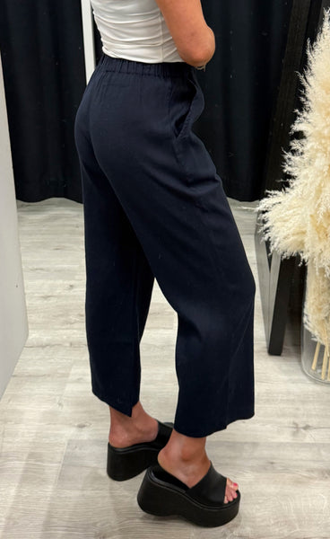 PULZ Luca pants - dark sapphire