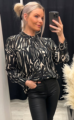 Danni blouse - black mix