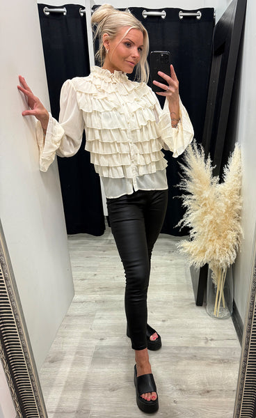 Mia blouse 1003 - beige