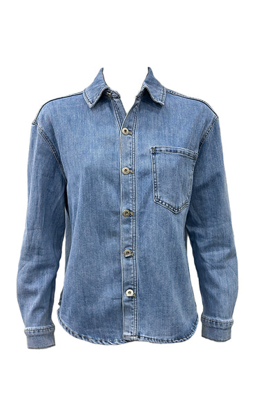 Gallaskyrta 3278 - blue denim