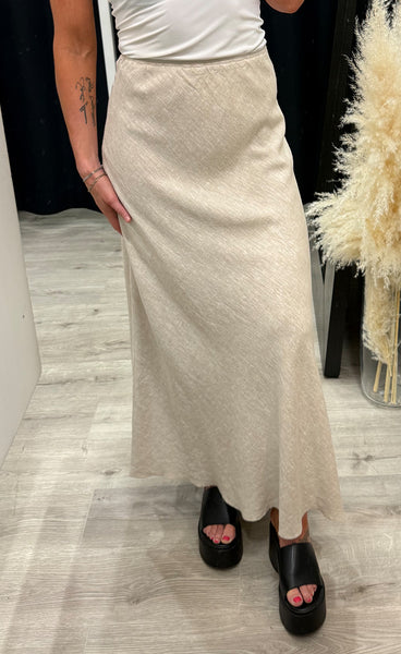 Viana ginia skirt - sand melange