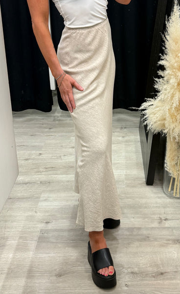 Viana ginia skirt - sand melange
