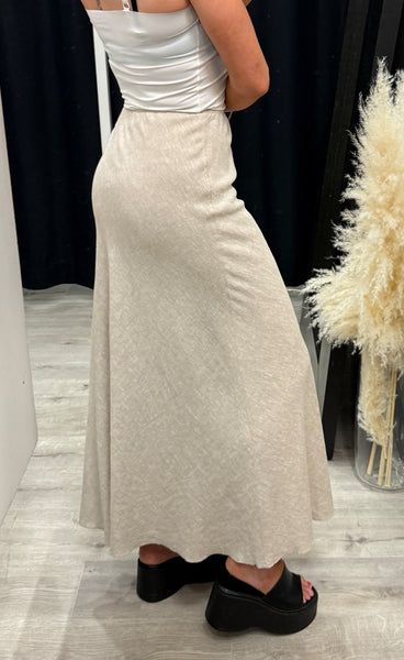 Viana ginia skirt - sand melange