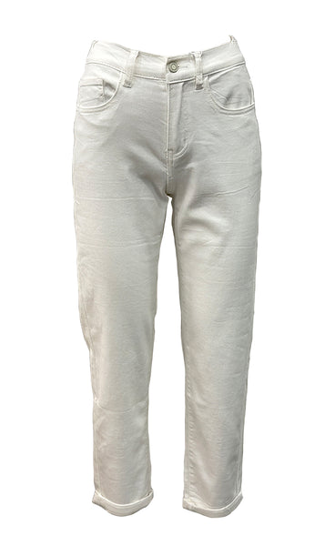 Teygju gallabuxur 8650-2 - MOM FIT