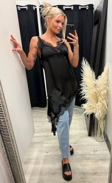 Lace dress 1010 - black