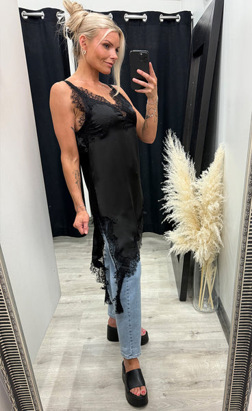 Lace dress 1010 - black