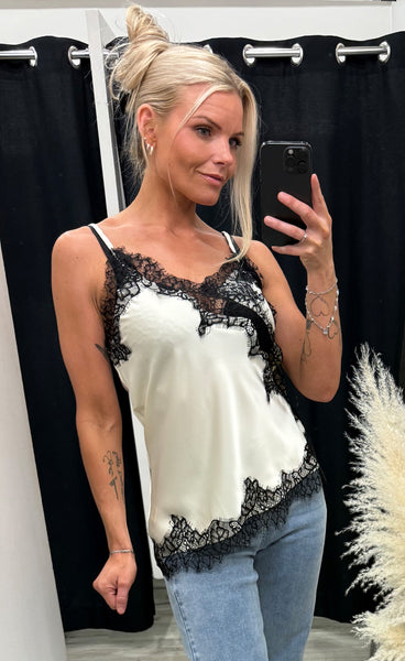 Lace top 1009 - white
