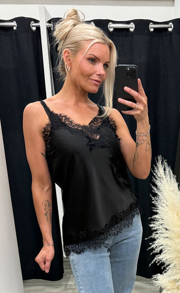 Lace top 1009 - black