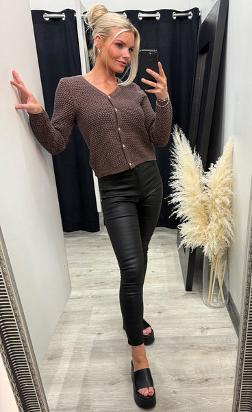Magio cardigan - french roast