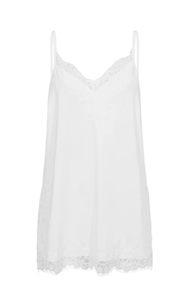 FREEQUENT Bicco slit top - off white