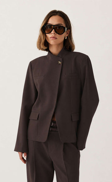 N-Monique blazer - chocolate