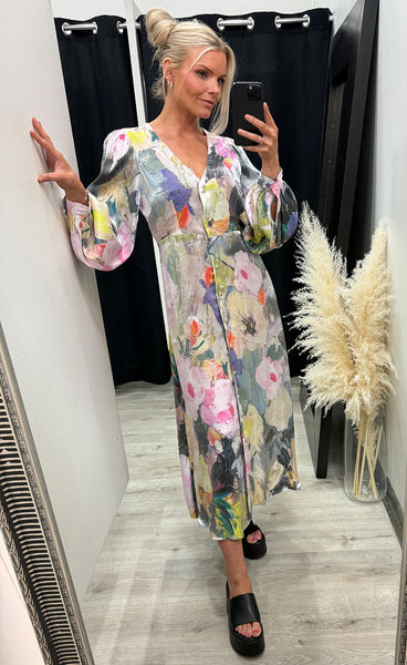 Nualmat dress - forst green
