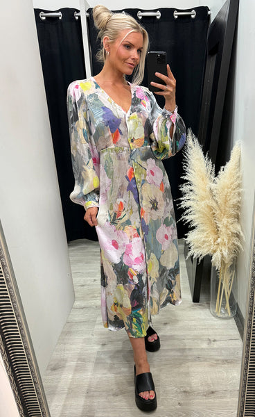 Nualmat dress - forst green