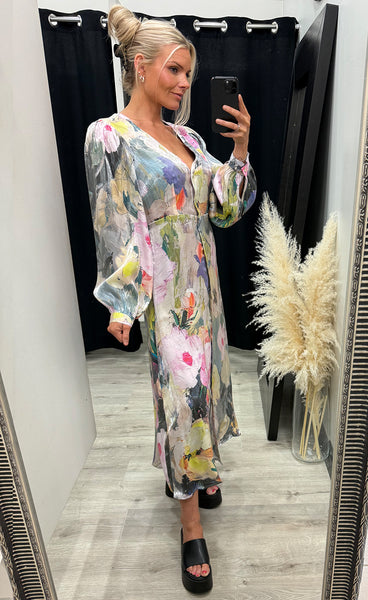 Nualmat dress - forst green