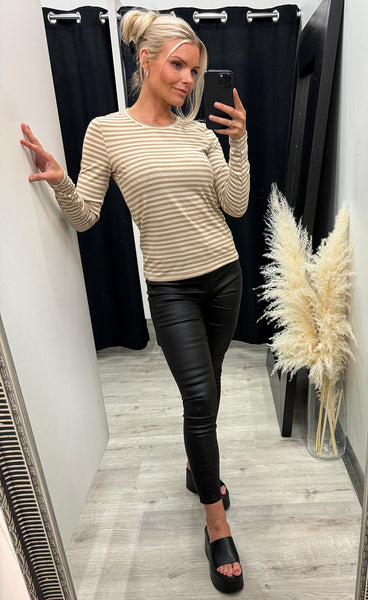Nurixie blouse - silver mink