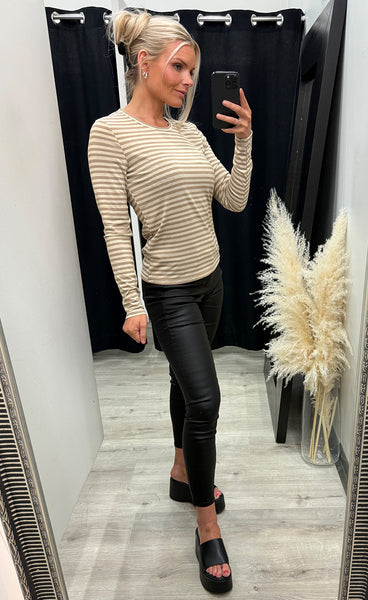Nurixie blouse - silver mink