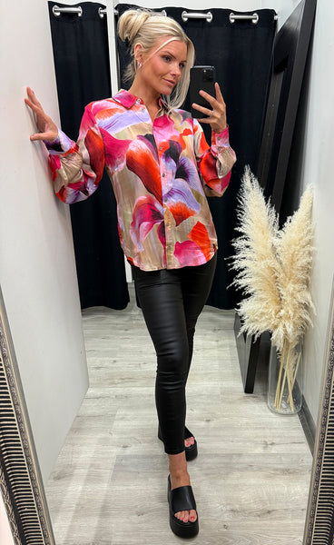 Numaria shirt - silver mink