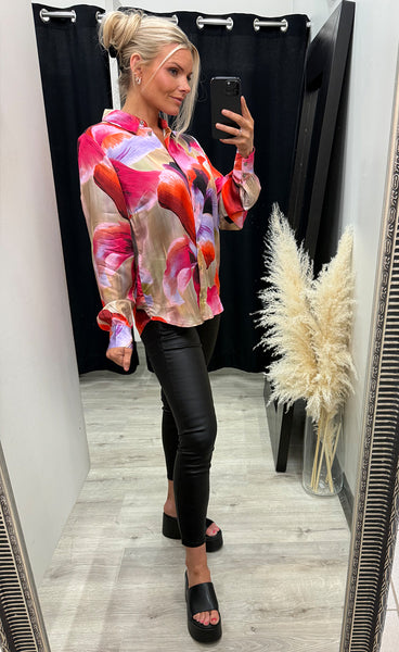 Numaria shirt - silver mink