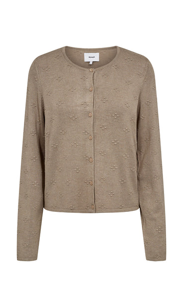 Nuashton cardigan - silver mink