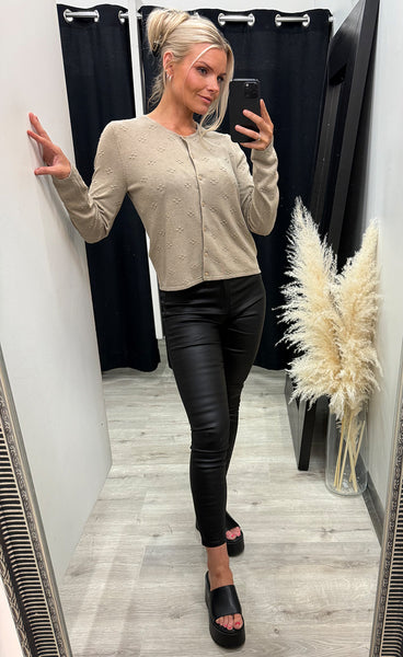 Nuashton cardigan - silver mink
