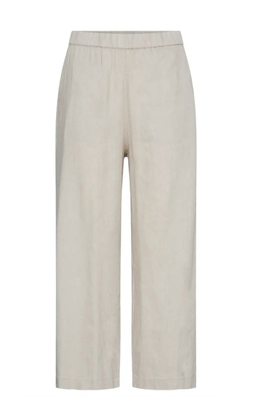 PULZ Luca pants - sandshell melange