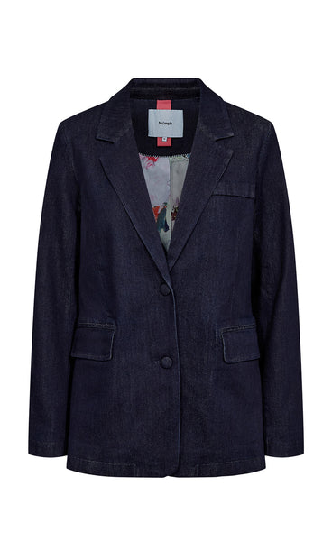 Nualetta blazer - dark blue denim