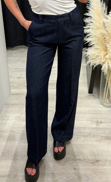 Nualetta pants - dark blue denim