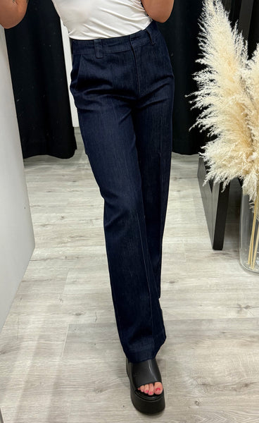 Nualetta pants - dark blue denim