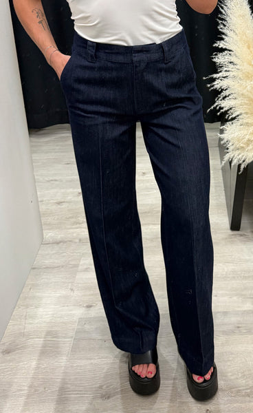 Nualetta pants - dark blue denim