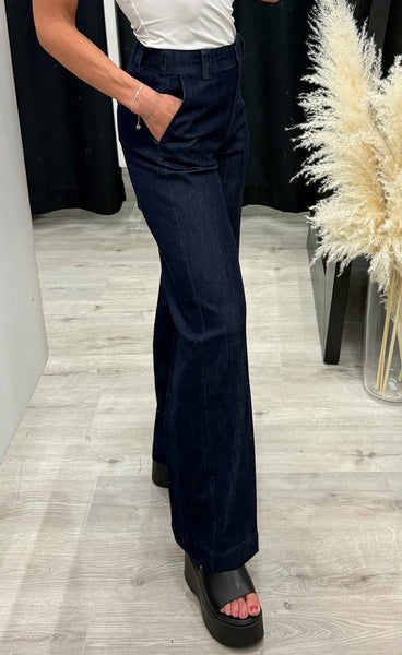 Nualetta pants - dark blue denim