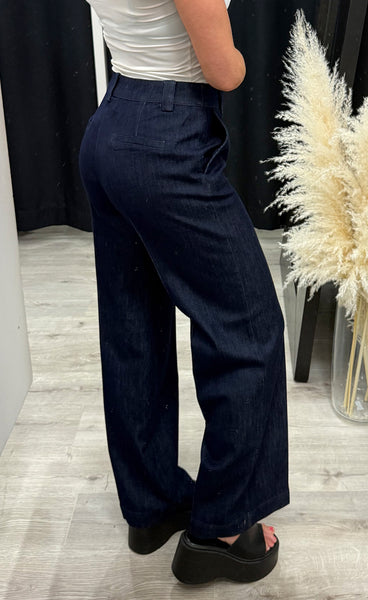 Nualetta pants - dark blue denim