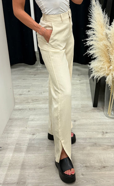 Keeley edelmira HW pants - bleached sand