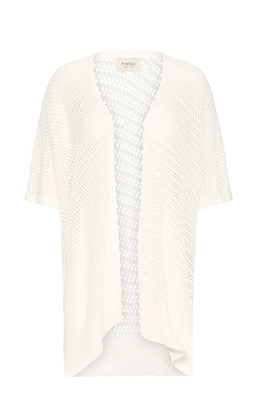 Anaclara poncho 1 - whisper white