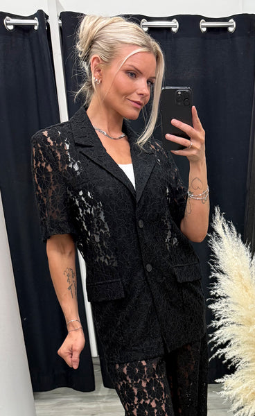 N-Leanne blazer - black